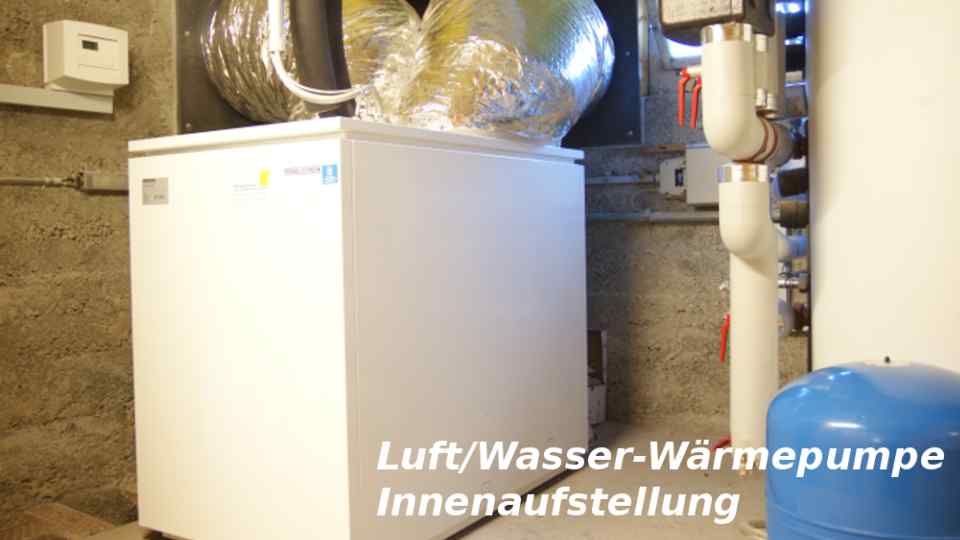 Luft-Waermepumpe Innenaufstellung